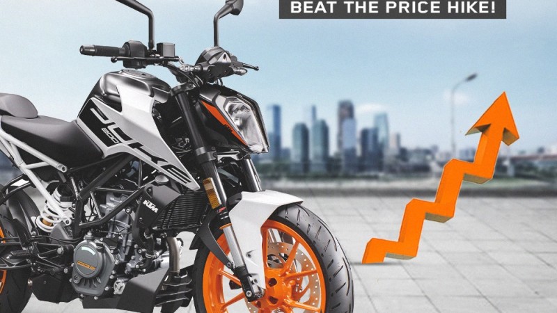 केटीएमले साउन १५ गतेबाट आफ्ना मोटरसाइकलको मूल्य बढाउने
