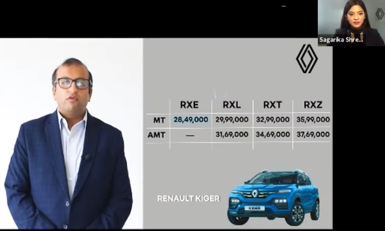 रेनो काइगर ४ म्यानुयल र ३ अटोमेटिक भेरियन्टमा सार्वजनिक, यस्तो भेरियन्ट अनुसारको मूल्य_img