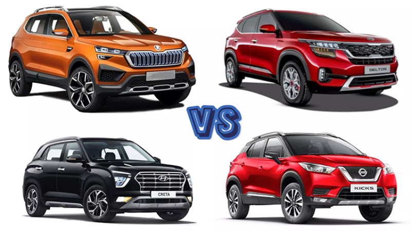 क्रेटा, सेल्टोस, किक्स र कुशकमा कुन किन्ने ? यस्तो छ तुलनात्मक विष्लेषण