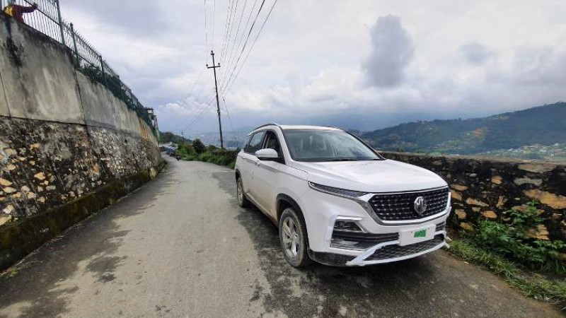 नेपाली सडकमा देखियो एमजी हेक्टर, दशैंअघि नै विक्री हुन सक्ने