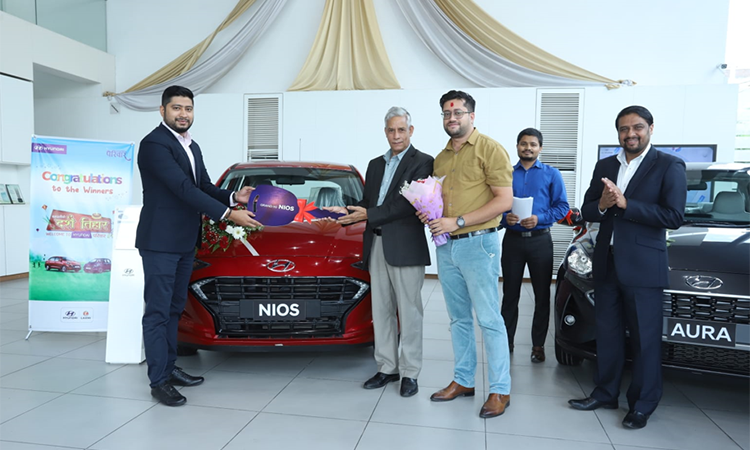 हुन्डाई फेस्टीभ डिलाइट २०७७ विजेतालाई साँचो हस्तान्त्रण, नयाँ स्कीम २४ गतेबाट_img