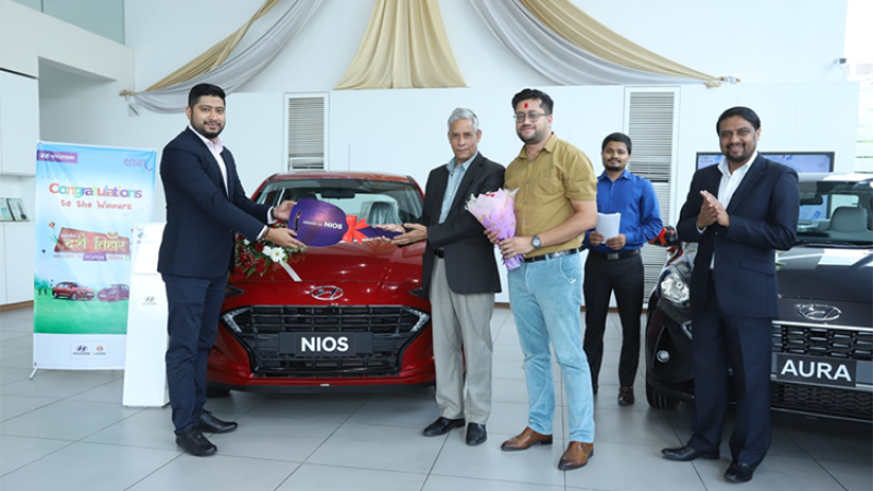 हुन्डाई फेस्टीभ डिलाइट २०७७ विजेतालाई साँचो हस्तान्त्रण, नयाँ स्कीम २४ गतेबाट