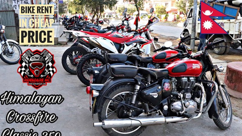 पोखरा घुम्न दैनिक २ हजारदेखि भाडामा मोटरसाइकल पाइने