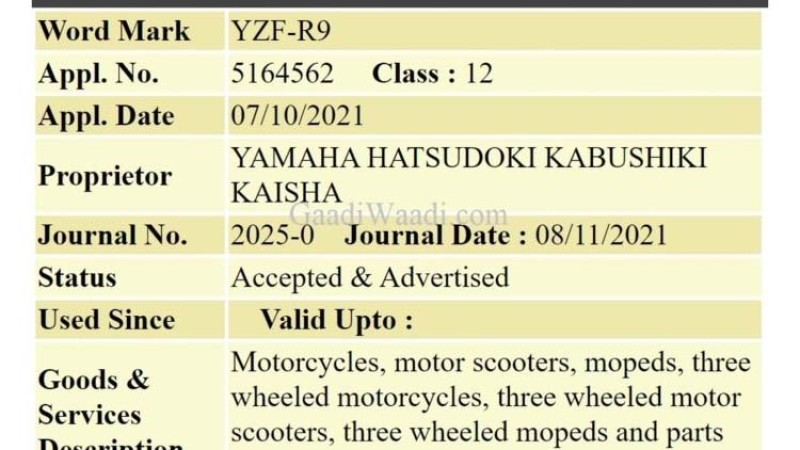 आउने भयो यामाहा आर९ !