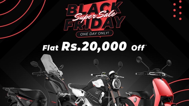ब्ल्याक फ्राइडेः इलेक्ट्रीक स्कुटर तथा मोटरसाइकलमा २० हजार नगद छुट पाइने