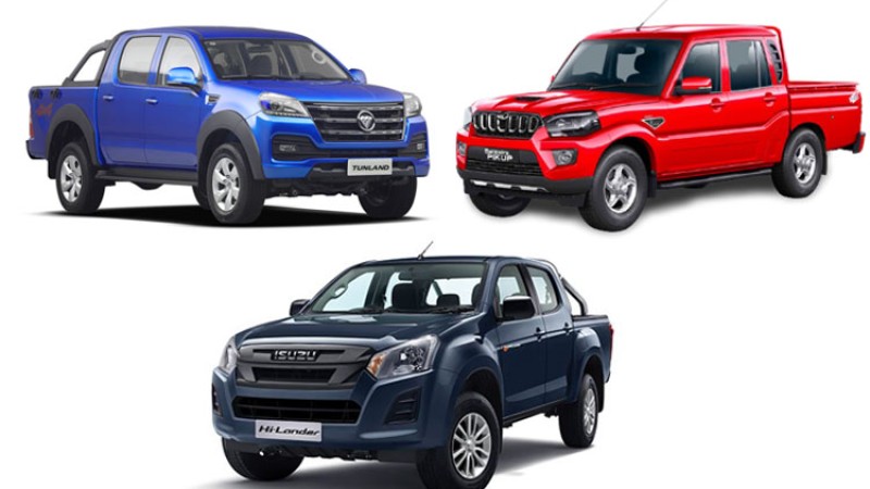 ६० लाखभन्दा कम मूल्यका ३ ‘फोर ह्वील ड्राइभ डबल क्याप पीकअप’