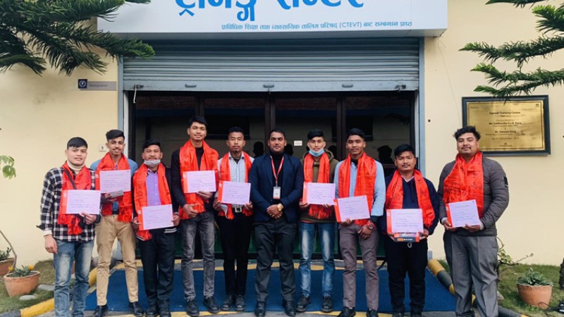सिप्रदीको निःशुल्क ६ महिने अटो–इलेक्ट्रिसियन तालिम सम्पन्न