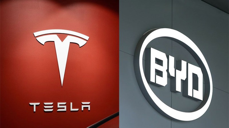 टेस्लाको २ लाख कारमा बीवाइडीको ब्याट्री