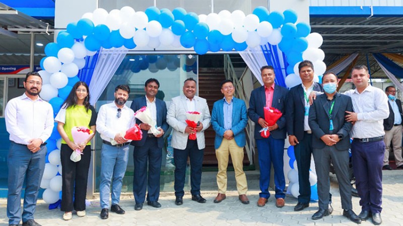 टीभीएसको अत्याधुनिक सर्भिस सेन्टर पोखरामा