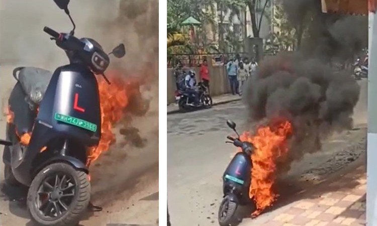 बहुचर्चित ओला इलेक्ट्रीक स्कुटरमा आगलागी_img