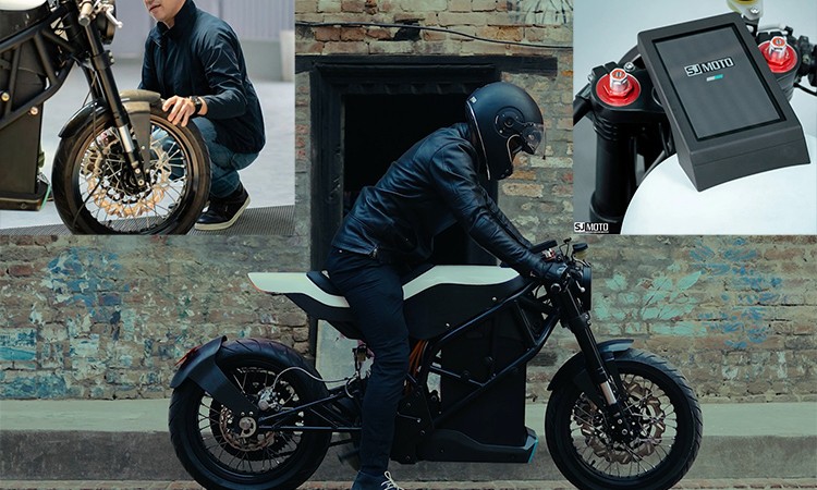 सौरभ ज्योतिले लिए नेपालमा बनेको पहिलो इलेक्ट्रीक मोटरसाइकल_img