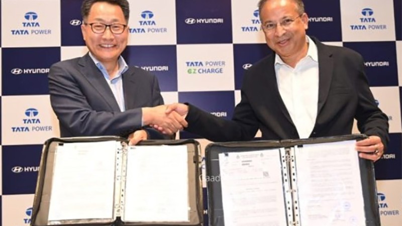 हुन्डाई र टाटा पावर बीच सम्झौँता, चार्जिङ नेटवर्क विस्तारमा काम गर्ने
