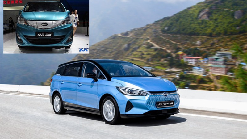 बीवाइडी ‘इ-सिक्स र एमथ्री’को बढ्यो मूल्य