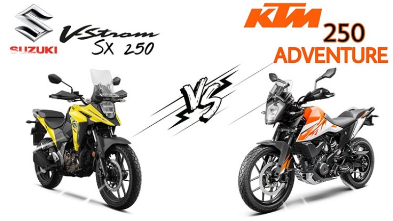 रोचक प्रतिस्पर्धाः केटीएम २५० एड्भेन्चरको प्रतिस्पर्धी सुजुकी भि-स्ट्रोम २५०