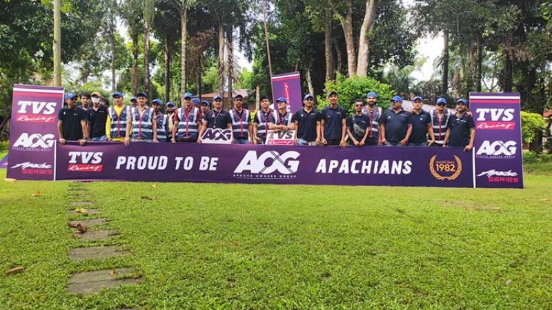 टीभीएस एओजीको नारायणी च्याप्टर सम्पन्न, ४० राइडर सहभागी