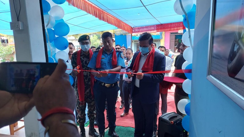 टीभीएसको नयाँ शोरुम स्याङजाको वद्खोलामा