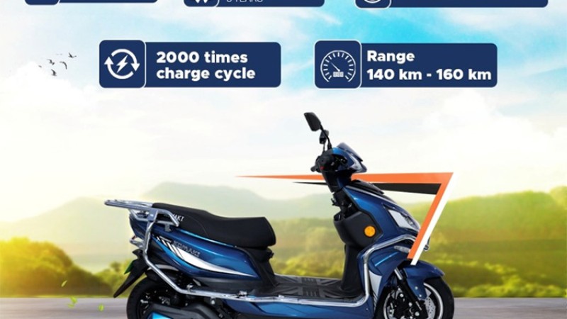 ‘फायरप्रुफ’ ब्याट्री भएको स्कुटर नेपालमा, मूल्य ३ लाख ३० हजार