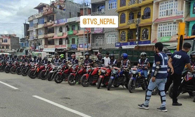 सुर्खेतमा टीभीएसको एओजी राइड, ३५ जना राइडर सहभागी_img