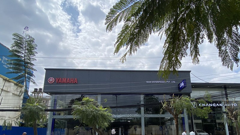 नक्सालमा यामाहाको ‘ब्लू स्क्वायर कन्सेप्ट’मा नयाँ शोरुम