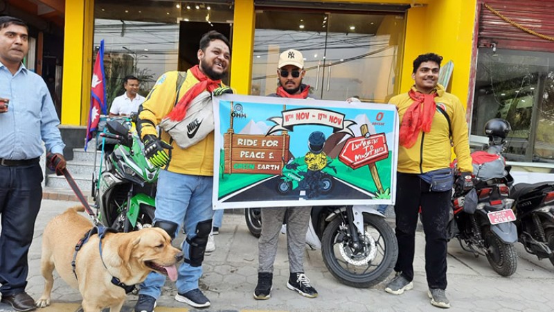 मुस्ताङको बाटोमा इलेक्ट्रीक मोटरसाइकलको परिक्षण