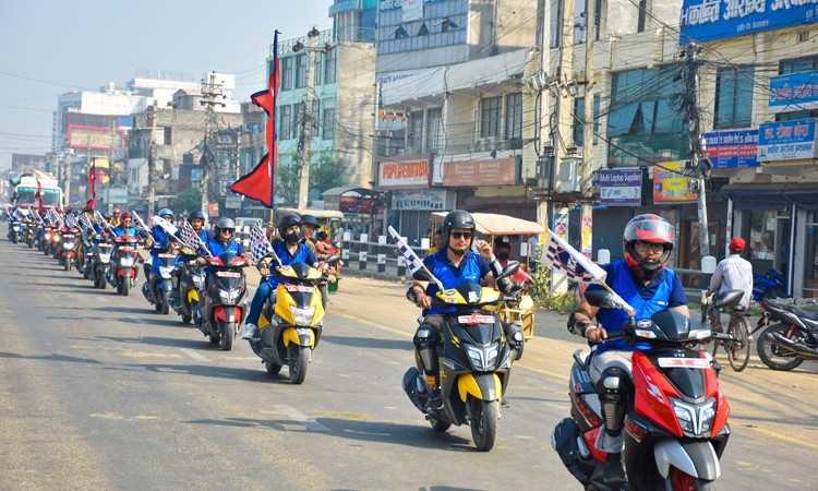 नेपालगन्जमा टीभीएस एनटर्कको राइड सम्पन्न_img