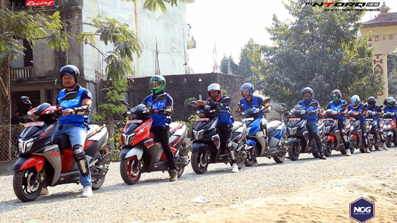 बिर्तामोडमा ‘एनटर्क ओनर्स ग्रुप’ राइड सम्पन्न