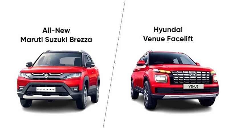 रोचक प्रतिस्पर्धामा उत्रदै ब्रेजा र भेन्यू, नयाँ मोडलमा कसले मार्ला बाजी ?