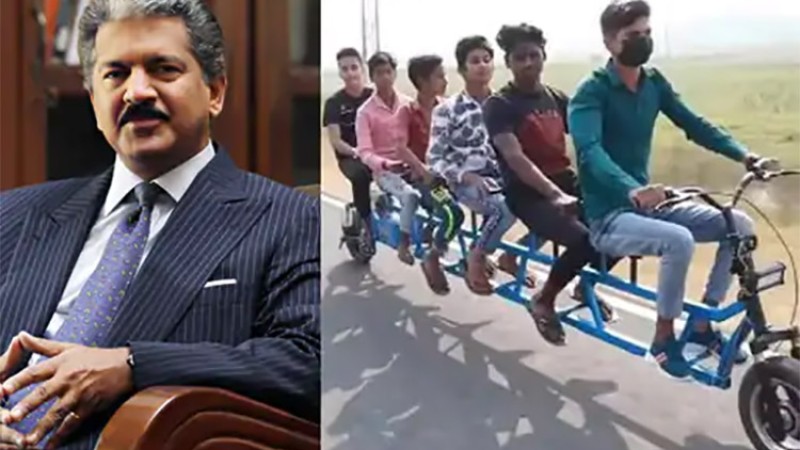 ६ जनाले एकै पटक यात्रा गर्न मिल्ने साइकल