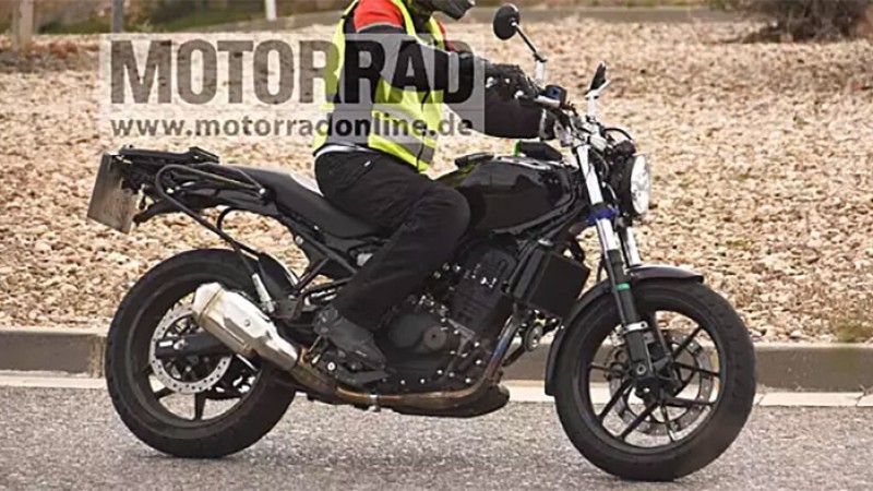 रोयल इनफिल्ड हन्टर ४५० परिक्षणमा