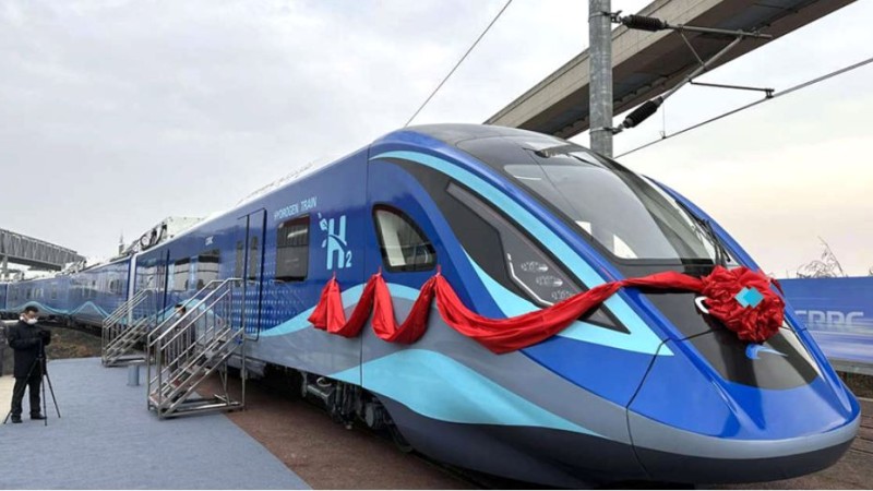 चीनमा सुरु भयो हाइड्रोजनबाट चल्ने रेल
