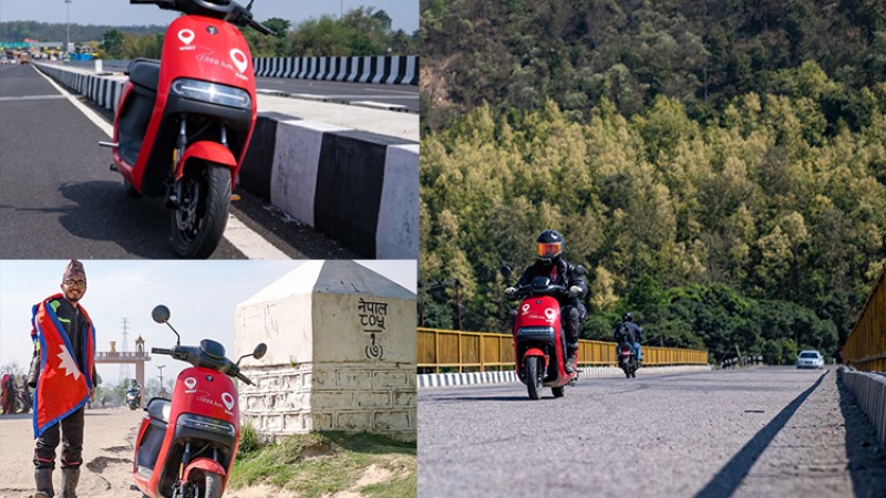 सेगवे इलेक्ट्रीक स्कुटरमा पूर्व-पश्चिम यात्रा, ६ सय ५० रुपैयाँ खर्च