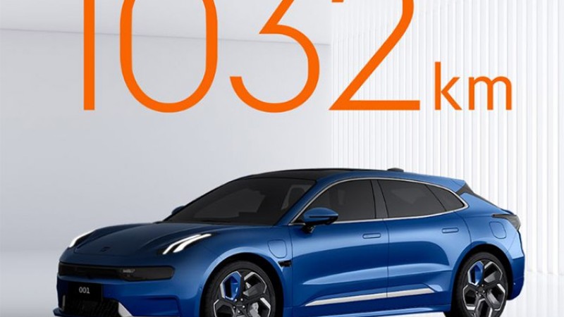 जिलीले ल्यायो सिंगल चार्जमा १०३२ किलोमिटर चलाउन मिल्ने कार