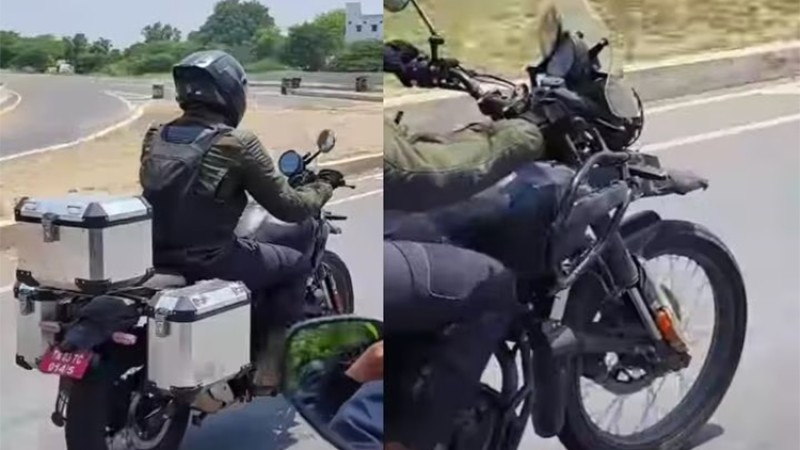 एशोसरिजसहित परीक्षणमा देखियो रोयल इनफिल्ड हिमालयन ४५०, छिट्टै बजारमा आउने