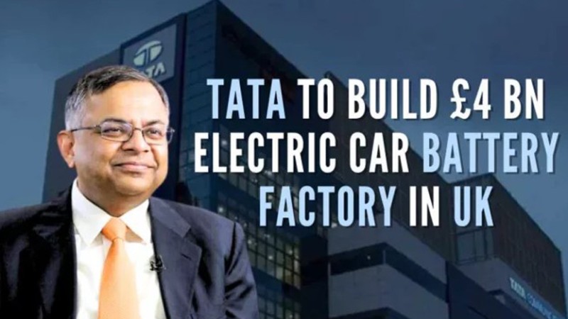 टाटा ग्रुपले वेलायतमा ब्याट्री प्लान्ट स्थापना गर्ने