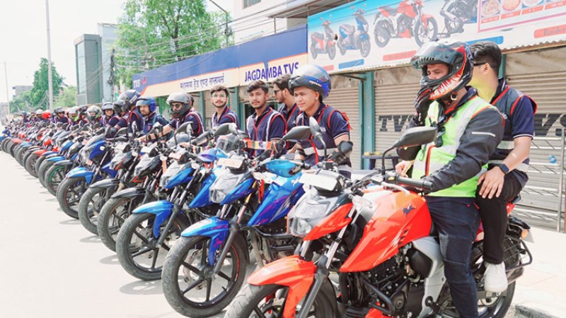 कन्चनपुरमा ४० राइडर सहभागी एओजी राइड सम्पन्न