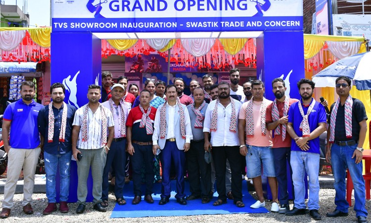 बाराको जीतपुरमा टीभीएसको आधिकारिक शोरुम संचालनमा_img