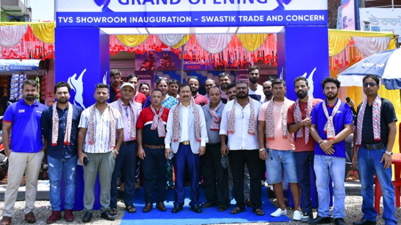 बाराको जीतपुरमा टीभीएसको आधिकारिक शोरुम संचालनमा
