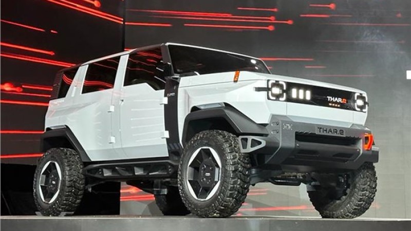 महिन्द्राले देखायो थार इलेक्ट्रीक, रेन्ज ४०० किमि माथि हुने