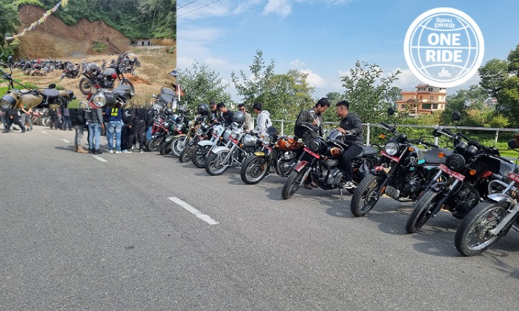 नेपालमा रोयल इनफिल्डको क्रेज बढ्दो, ‘वान राइड २०२३’ मा ८० मोटरसाइकल सहभागी_img