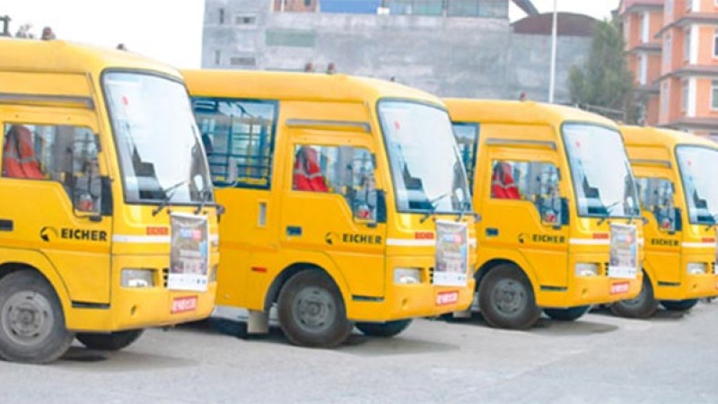 आइसरद्धारा ‘स्कूल बस र सडक सुरक्षा’ अभियान सम्पन्न