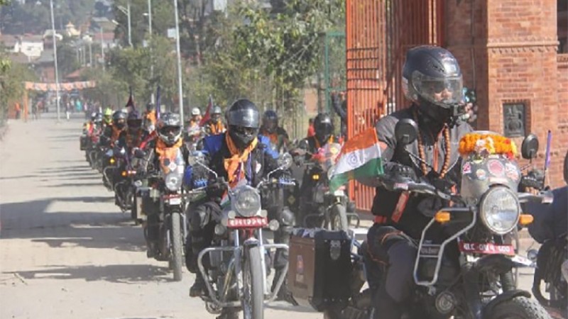 १०० भन्दा बढी मोटरसाइकलको र्‍याली काठमाडौंबाट नमोबुद्धसम्म हुने
