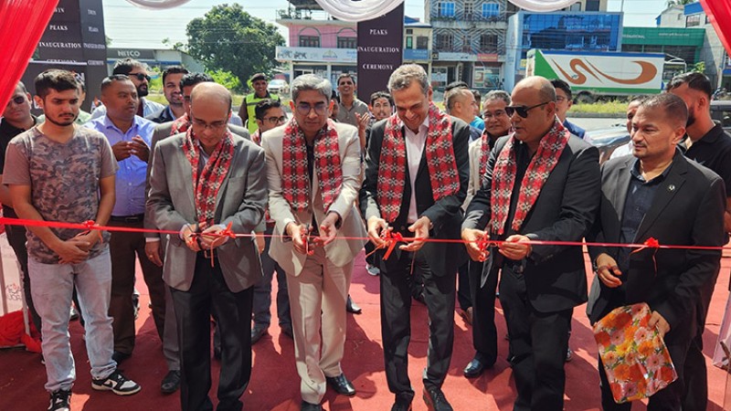 महिन्द्राको नयाँ फ्ल्यागसीप शोरुम चितवनमा