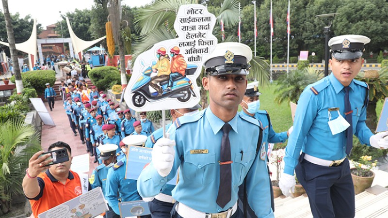 सडक सुरक्षा तथा ट्राफिक सचेतना सप्ताह सुरू, दरबन्दीभन्दा धेरै ट्राफिक परिचालन