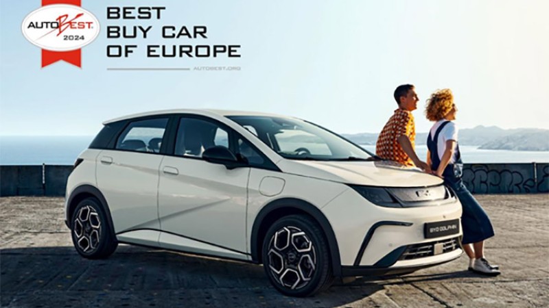 डल्फीनले पायो ‘वेष्ट वाई कार अफ यूरोप-२०२४’ अवार्ड