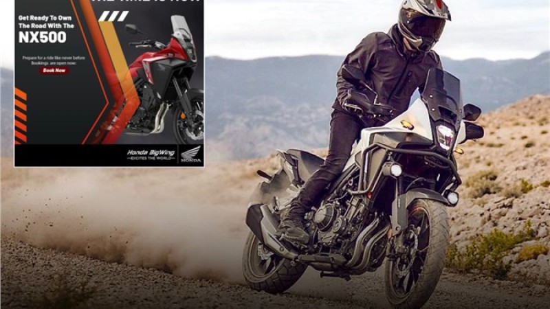 होण्डाले ५०० सीसी एड्भेन्चर टूरर सार्वजनिक गर्दै