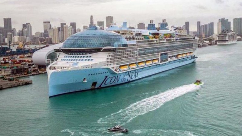 विश्वको सबैभन्दा ठूलो क्रुजको पहिलो यात्रा सुरु