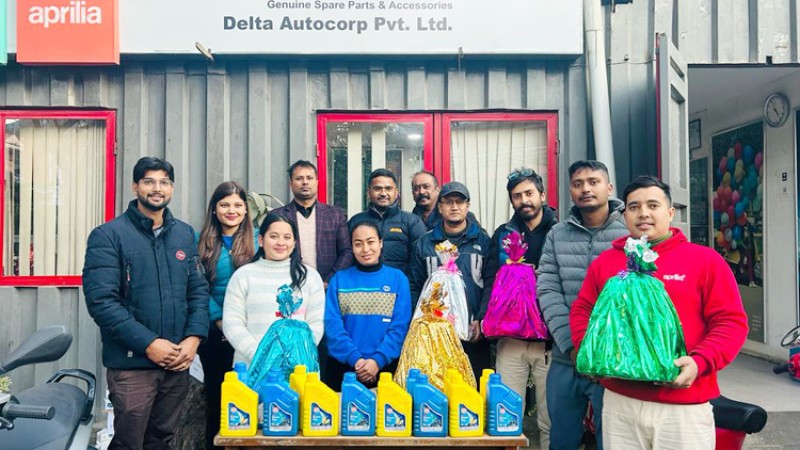 भेस्पा र अप्रिलियाको सर्भिस क्याम्पमा गल्फ लुब्रिकेन्ट पार्टनर