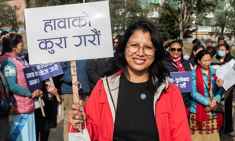‘हावाको कुरा गरौं’ अभियान सुरु, गाडी चलाउन कम गर्ने_img