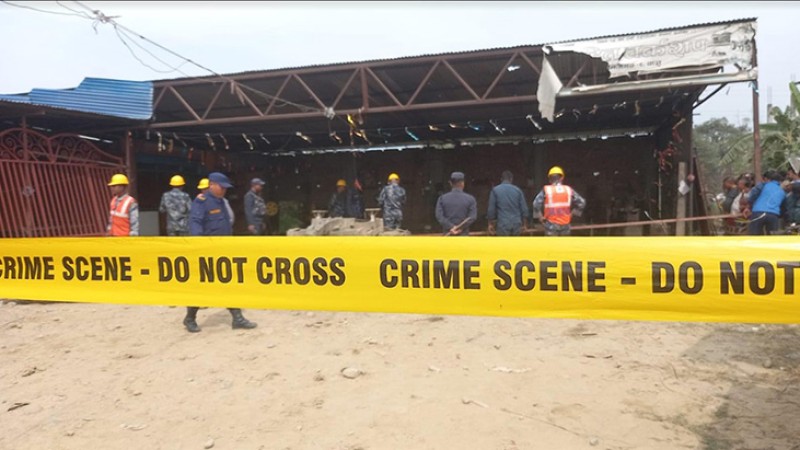 गाडी बनाउने वर्कसपमा बिस्फोट, ३ जनाको मृत्यू