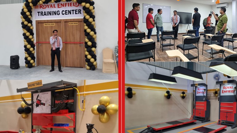 नेपालमा रोयल इनफिल्डको अत्याधुनिक ट्रेनिङ सेन्टर, ग्राहकलाई पनि बाइक मर्मत तालिम